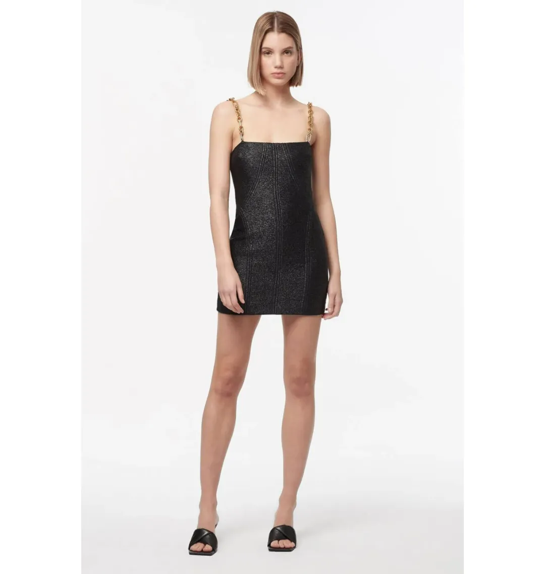 Manning Cartell Neo Classic Mini Dress Black Size AU 6 for rent on The Volte - main image