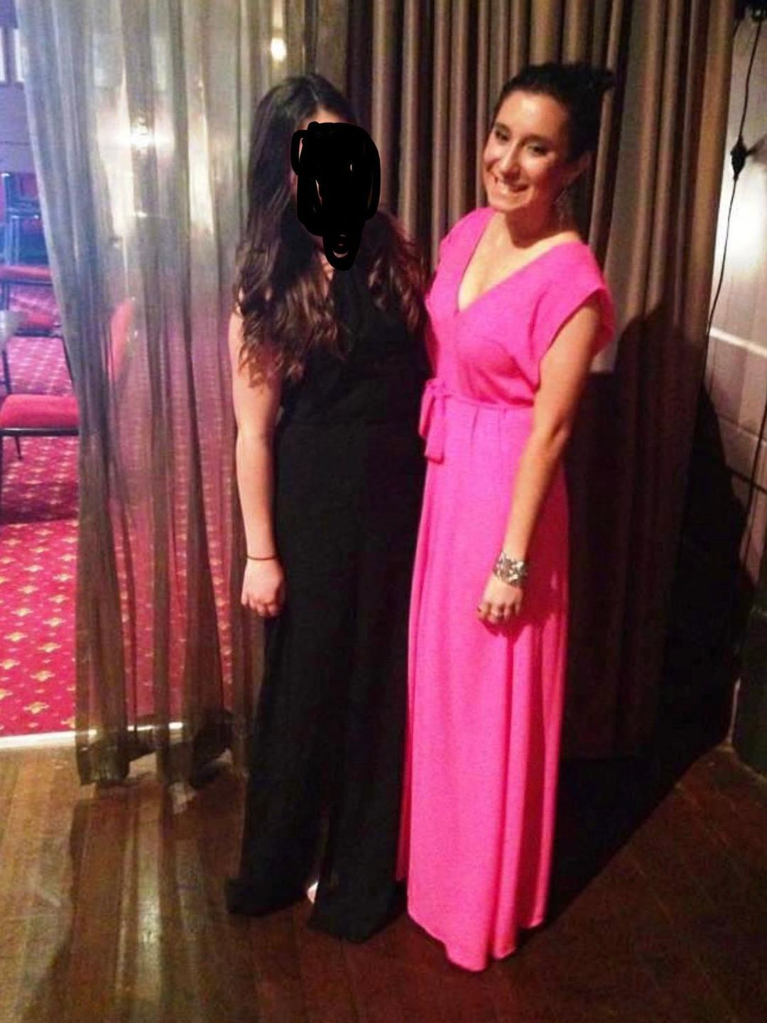 Shieke Long Magenta Formal Dress Size 6 for rent on The Volte - main image