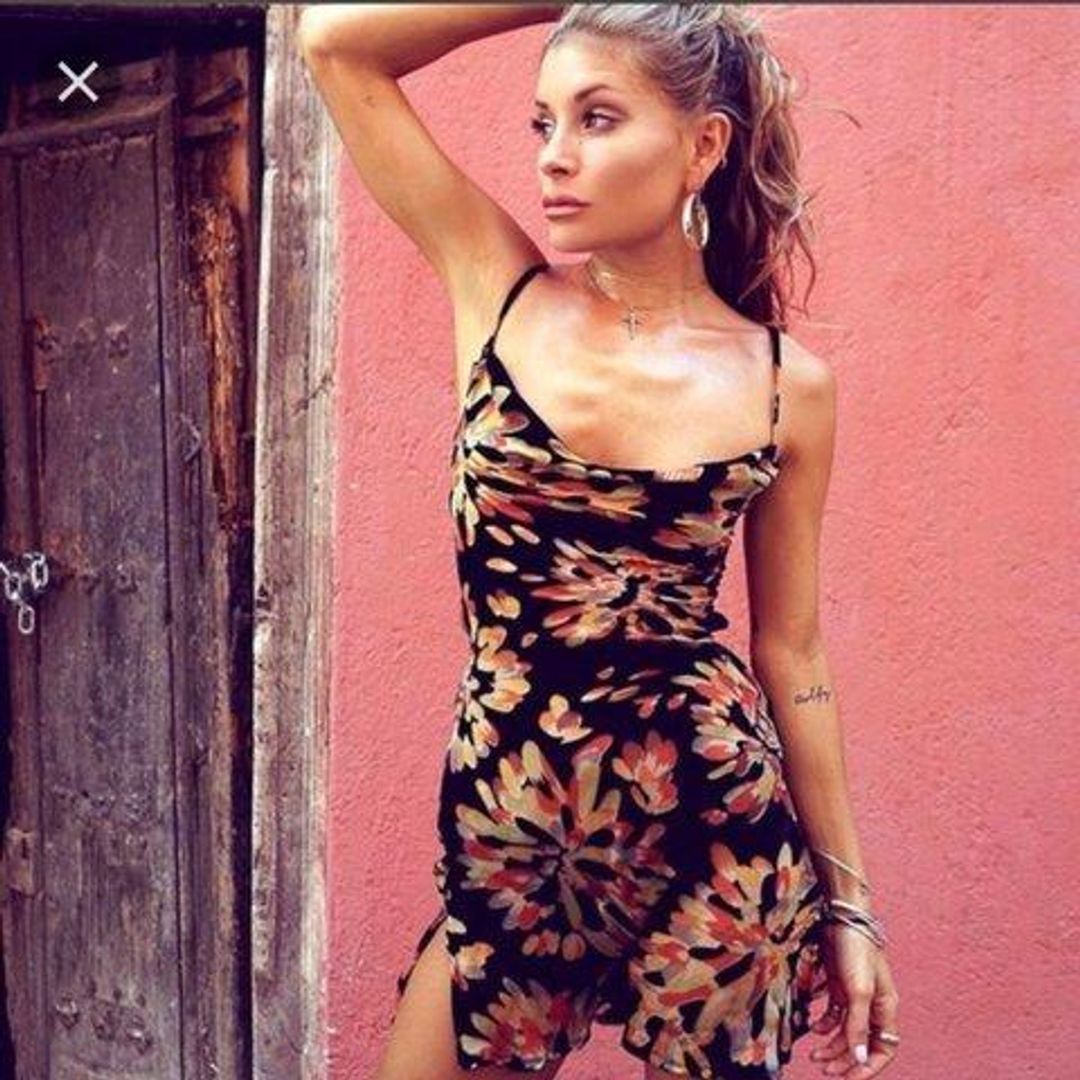 Rat & Boa Soleil Dress Black Print Size 8 for rent on The Volte - main image