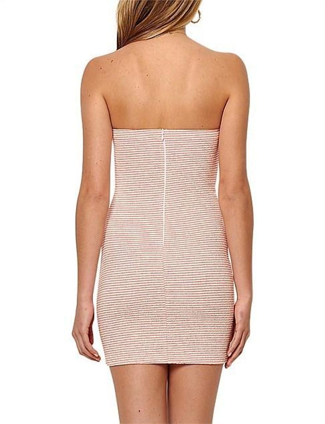 Bec & Bridge Peaches and Cream Mini Dress Pink Size 8 for rent on The Volte - main image