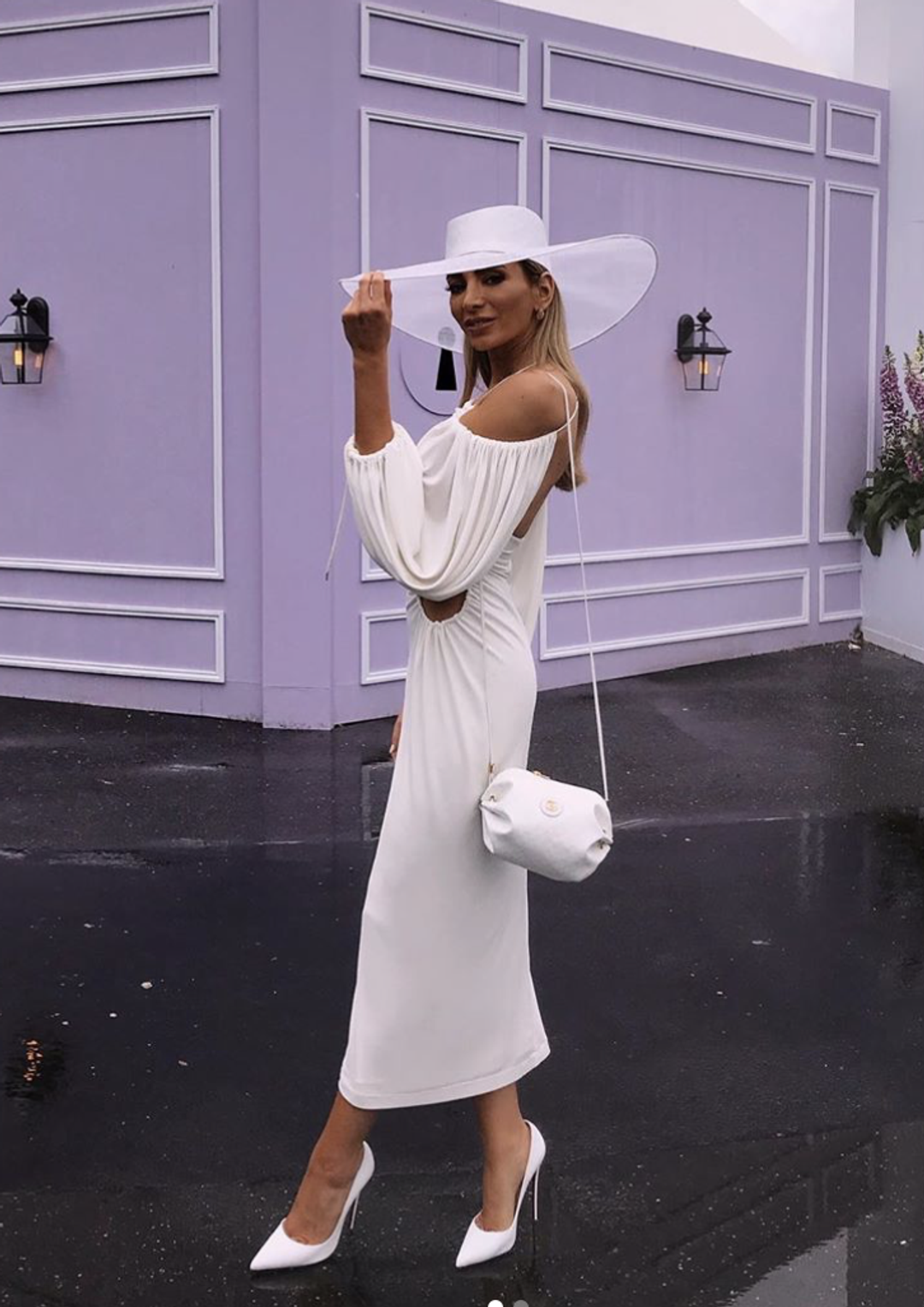 Dion Lee Viscose Jersey Gather Dress Size 8 for rent on The Volte - main image