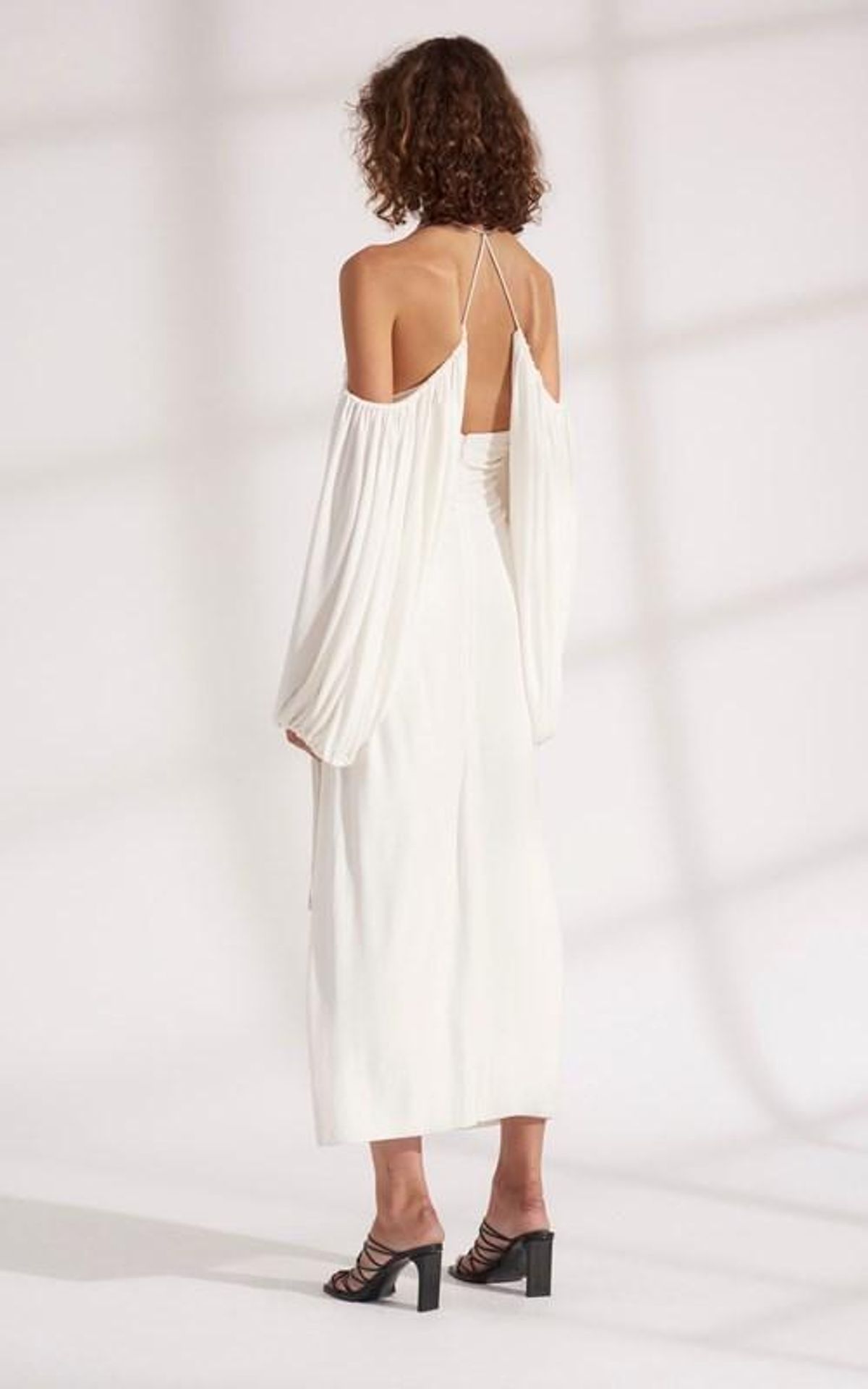 Dion Lee Viscose Jersey Gather Dress Size 8 - Image 2