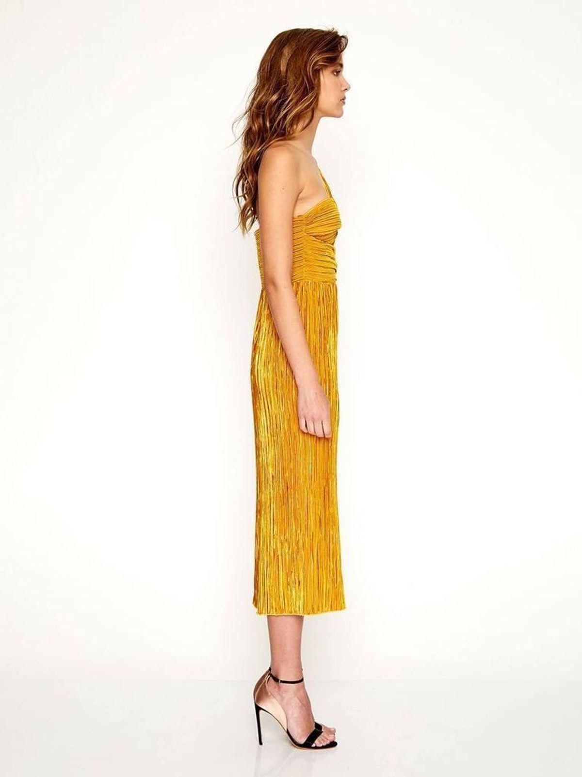 Alice McCall Power Lady Dress Mustard Yellow Size 6 - Image 2