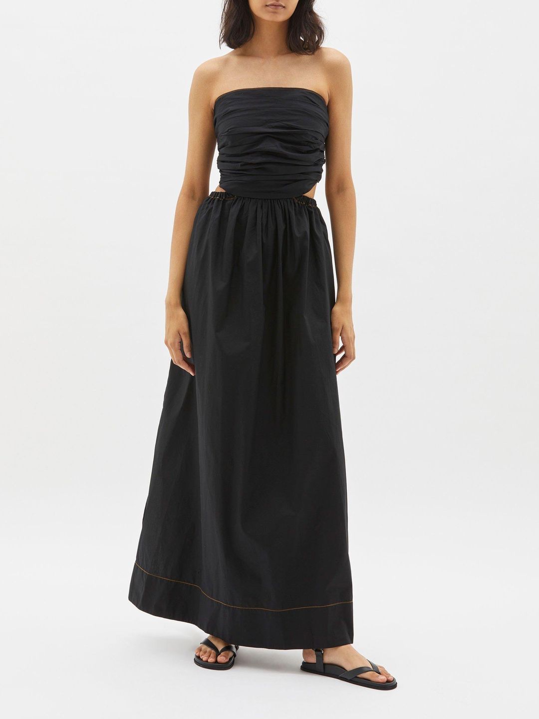 Bassike Strapless Cotton Dress for rent on The Volte - main image