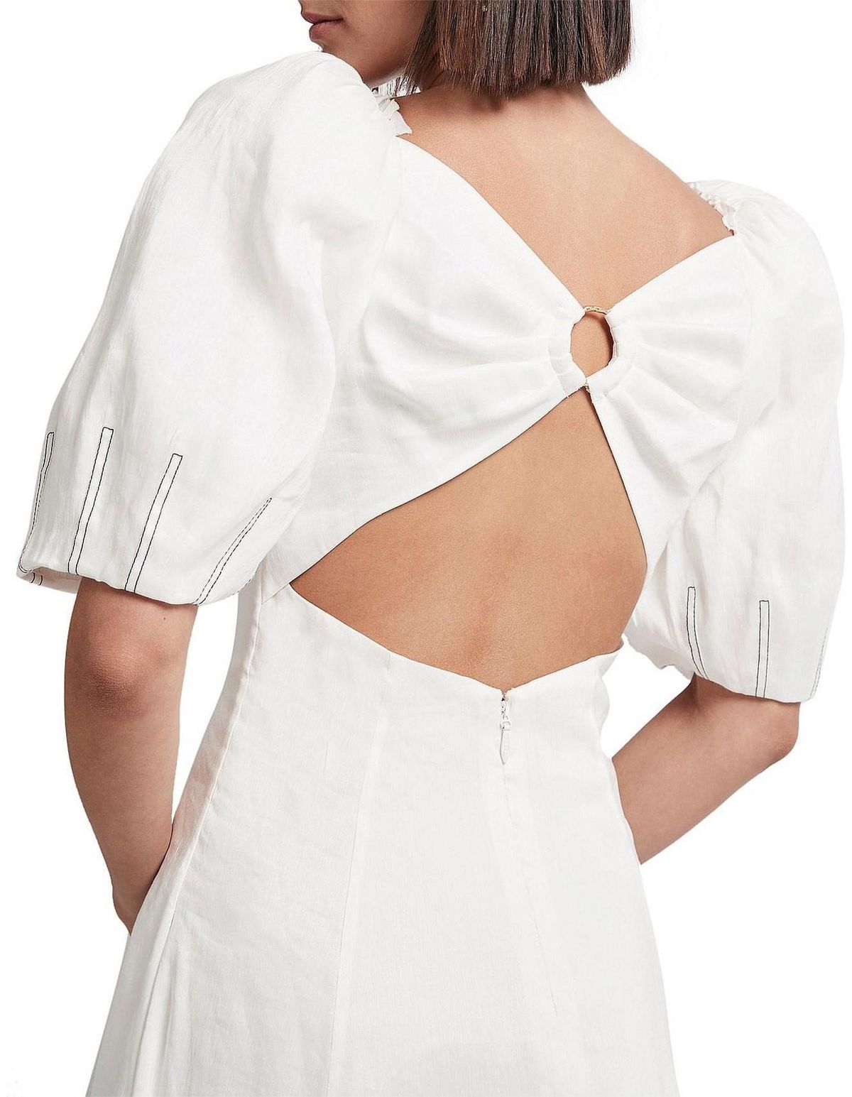 Aje Grove Dress White Size 6 - Image 5