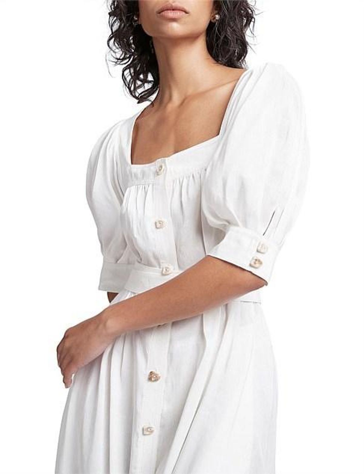 Aje Aspect Dress White Size 6 - Image 2