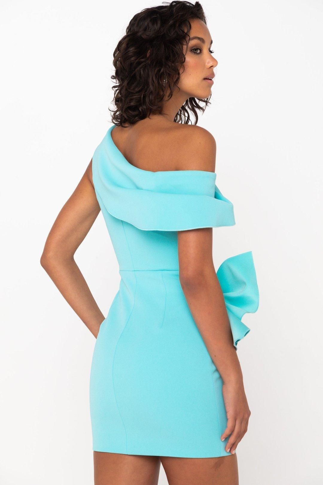 Mossman Into The Deep Dress Blue Size 8 for rent on The Volte - main image