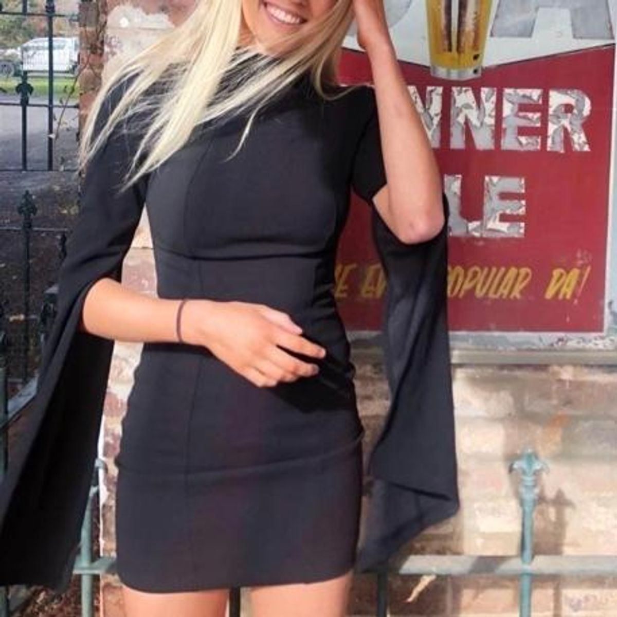 MOSSMAN SENSE OF MYSTERY DRESS (BLACK) - SIZE 10 - Image 3