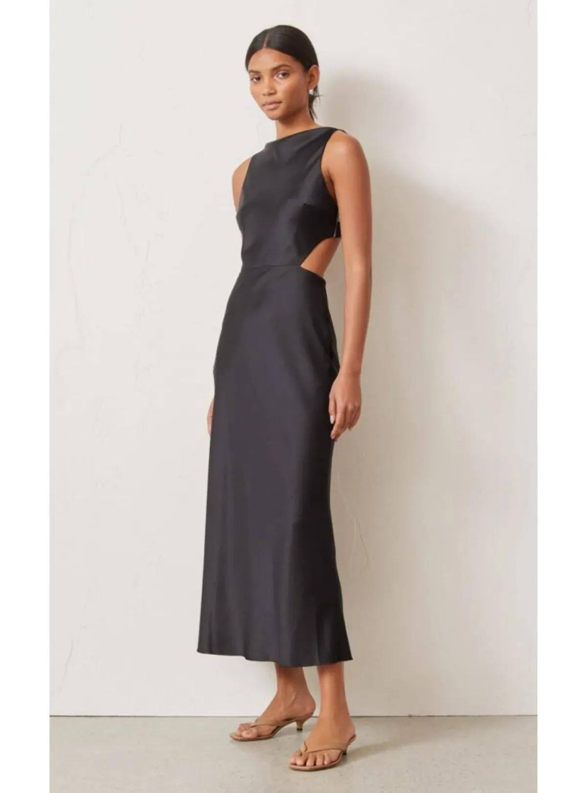 Bec & Bridge Cut Out Dress Black Size AU 6 - Image 2