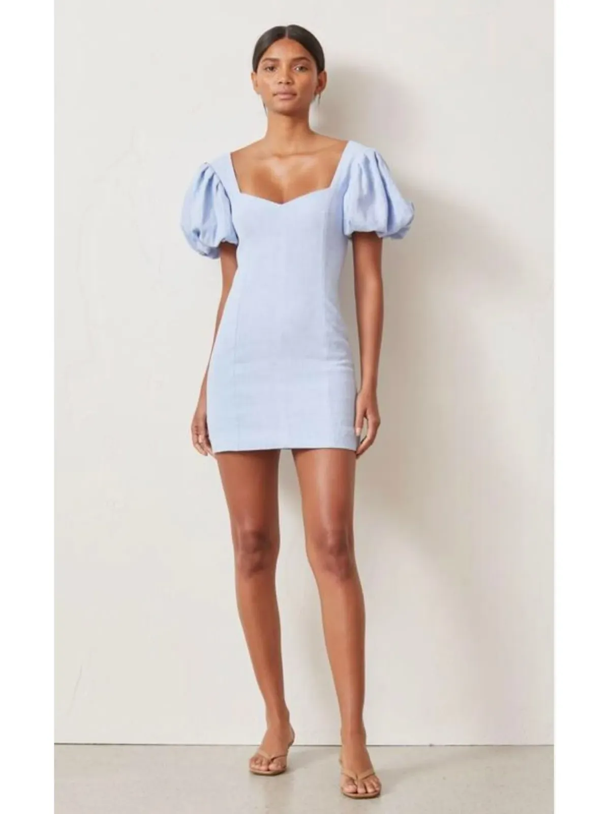 Bec & Bridge Anika Mini Dress Sky Blue Size AU 6  - Image 1