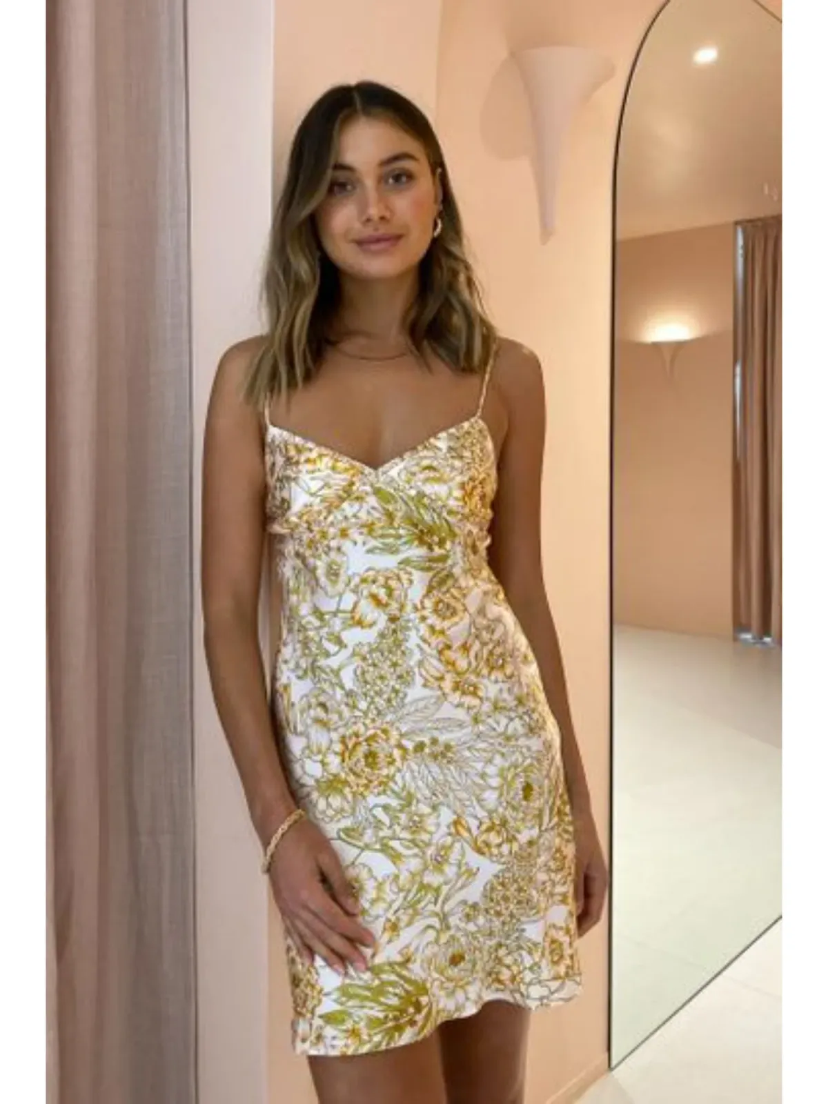 Bec & Bridge Floria Mini Dress Print Size 6 - Image 2