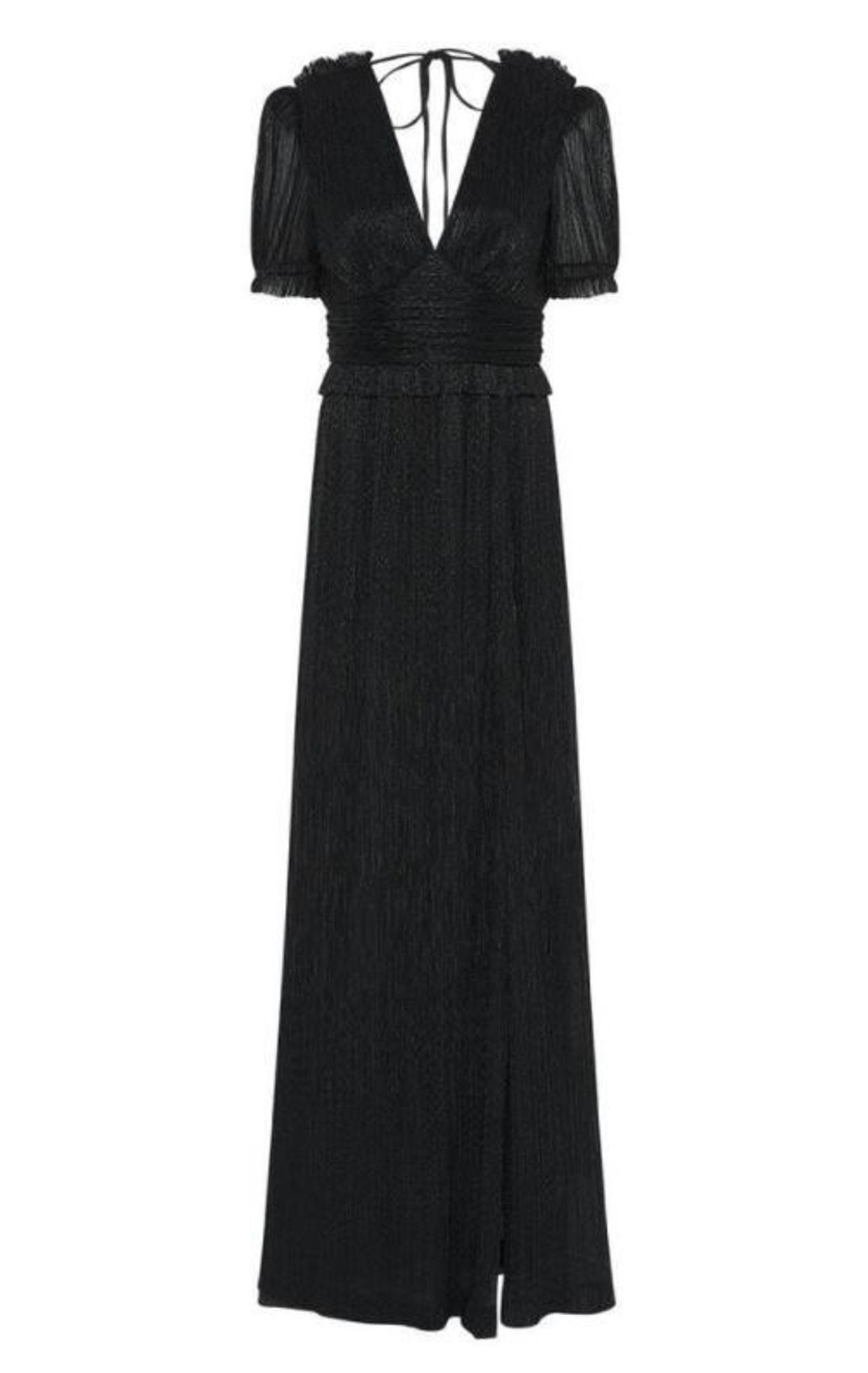 Black Short Sleeve Gown - Image 3