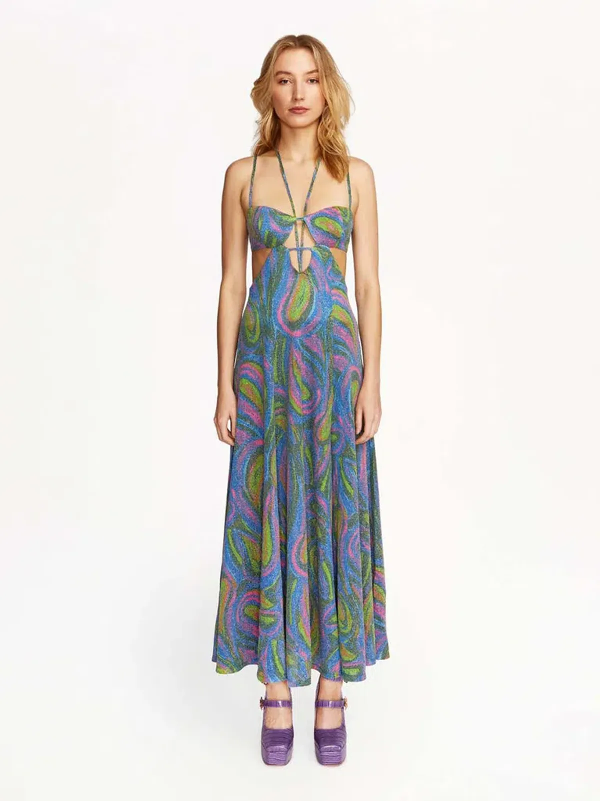 Alice McCall Swan Lake Midi Dress Clover Size 8 - Image 1