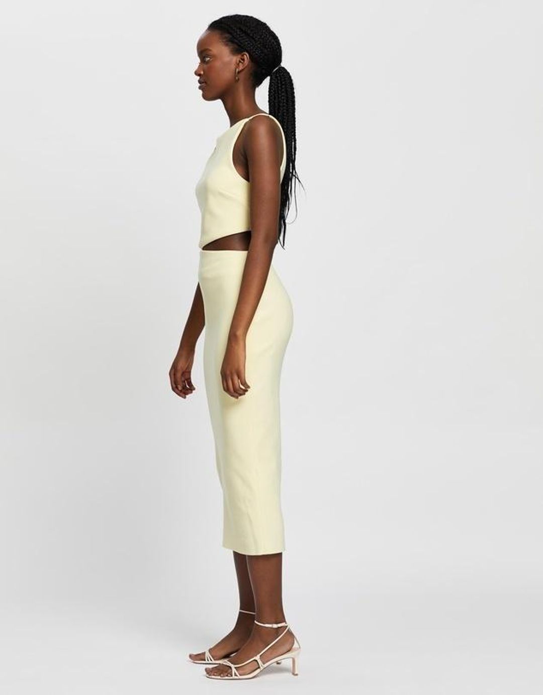 Bec and Bridge Scout Midi Cut Out Dress for rent on The Volte - main image