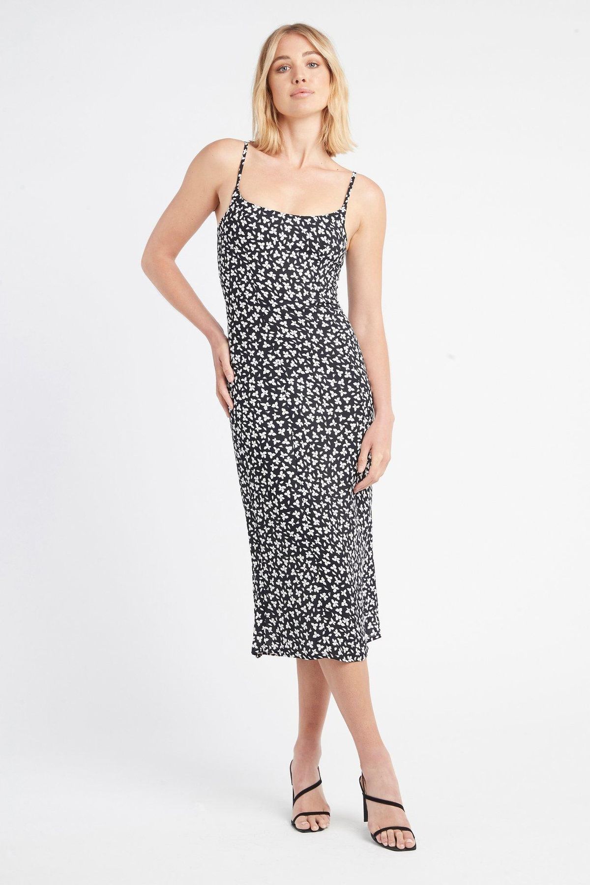 Kookai Black Lily Midi Dress Size 8 - Image 2