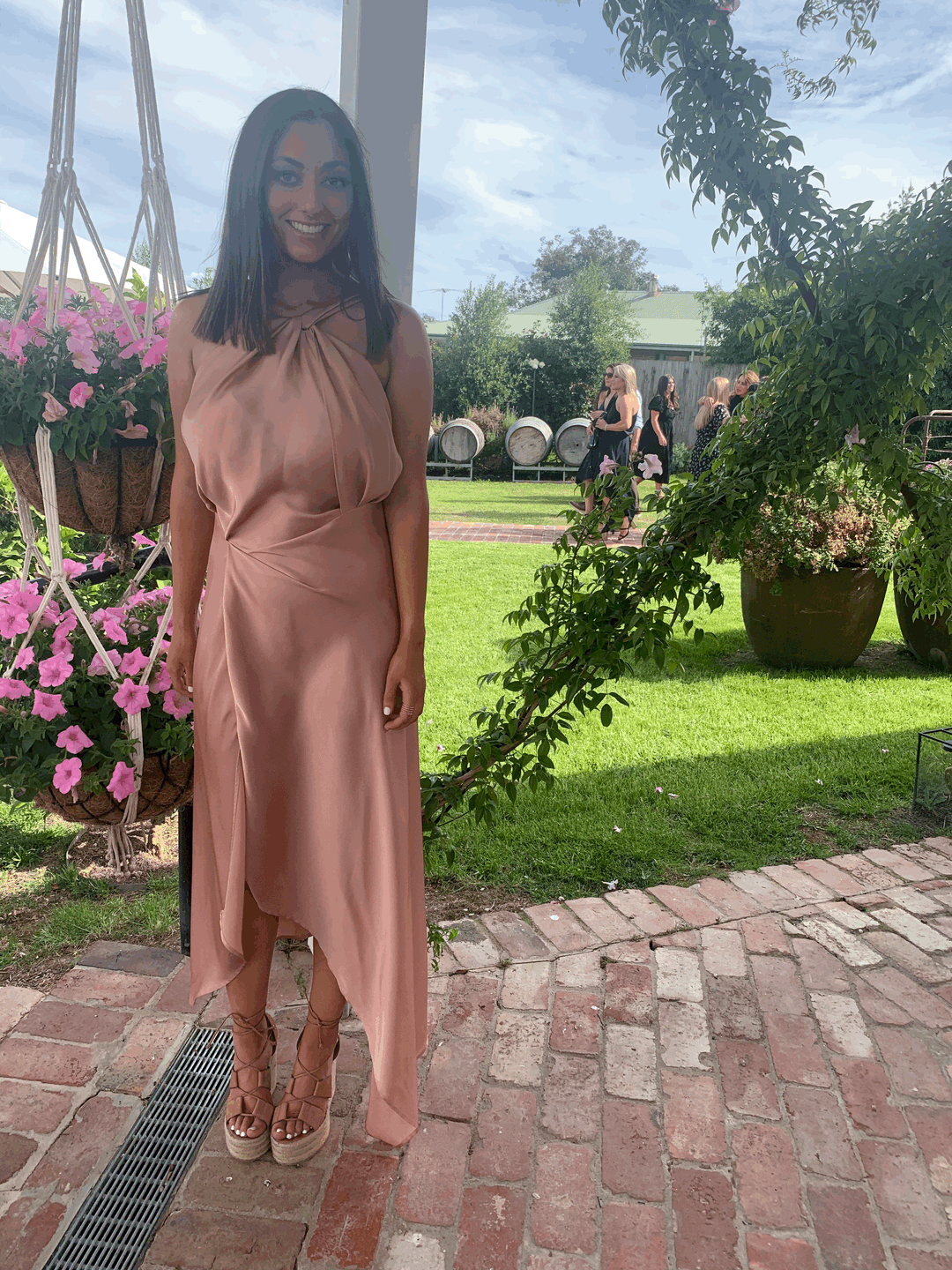 One Fell Swoop- Audrey dress in dusty rose for rent on The Volte - main image