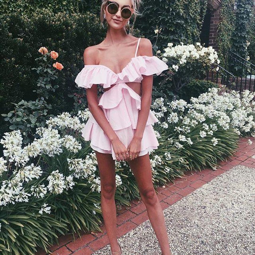 Sofia The Label Rose Pink Dress size 6 for rent on The Volte - main image