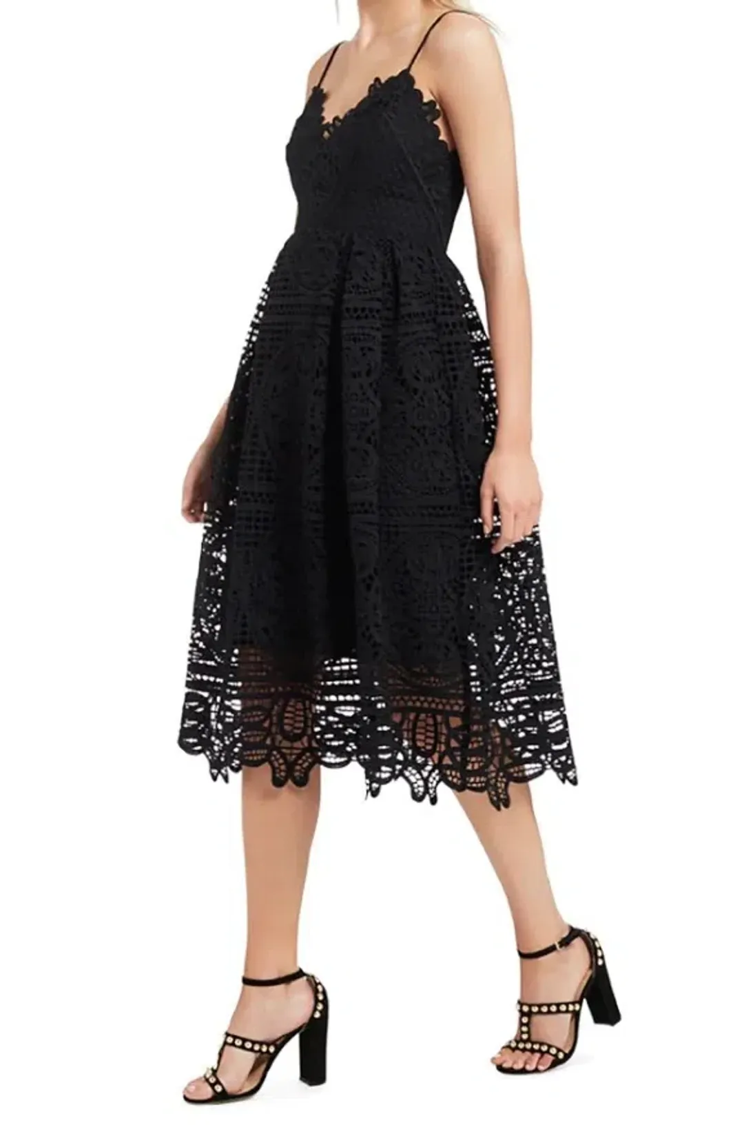 Seed Heritage Broderie Lace Dress for rent on The Volte - main image