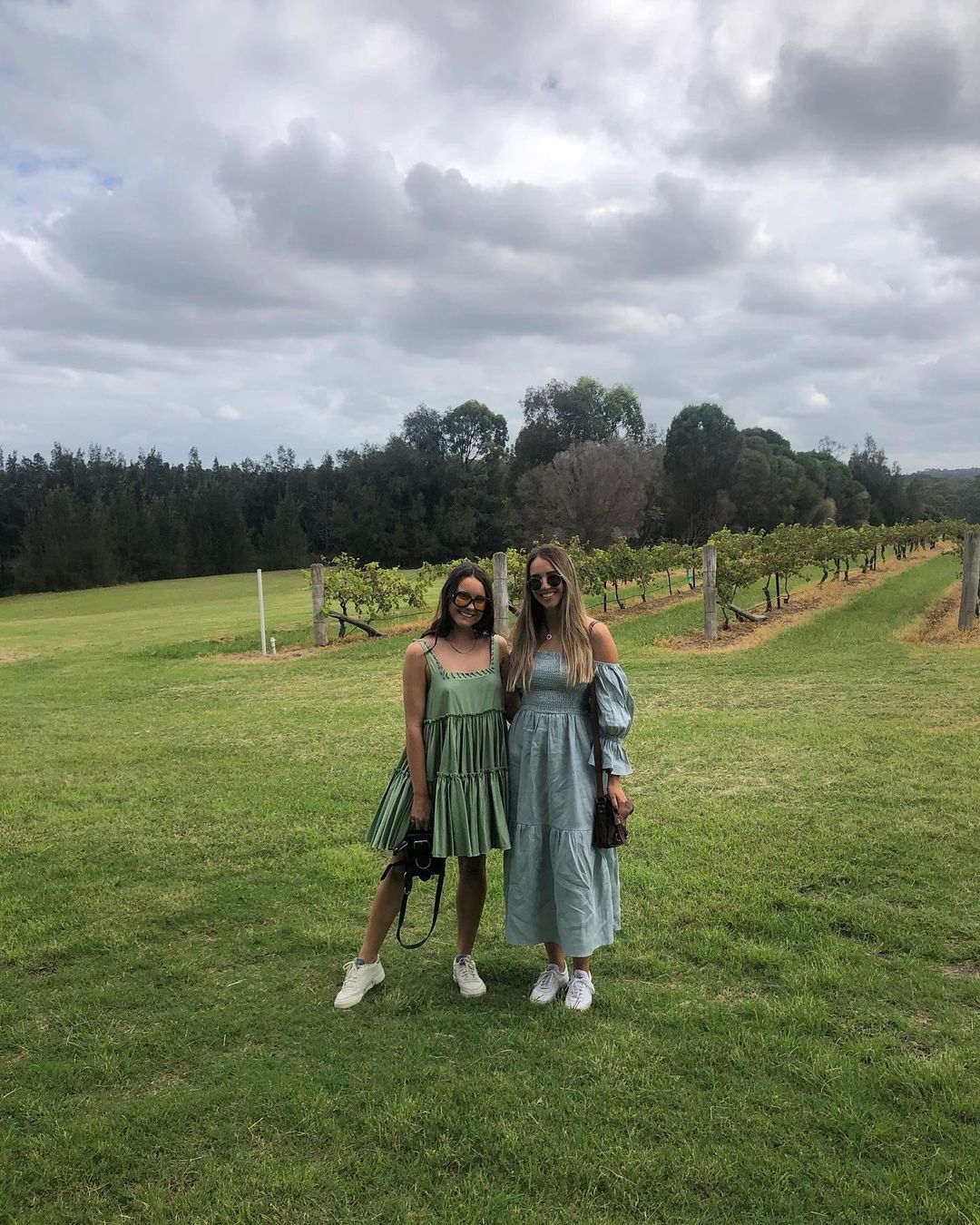 Aje Hushed Mini Dress Bamboo Green Size 8 for rent on The Volte - main image