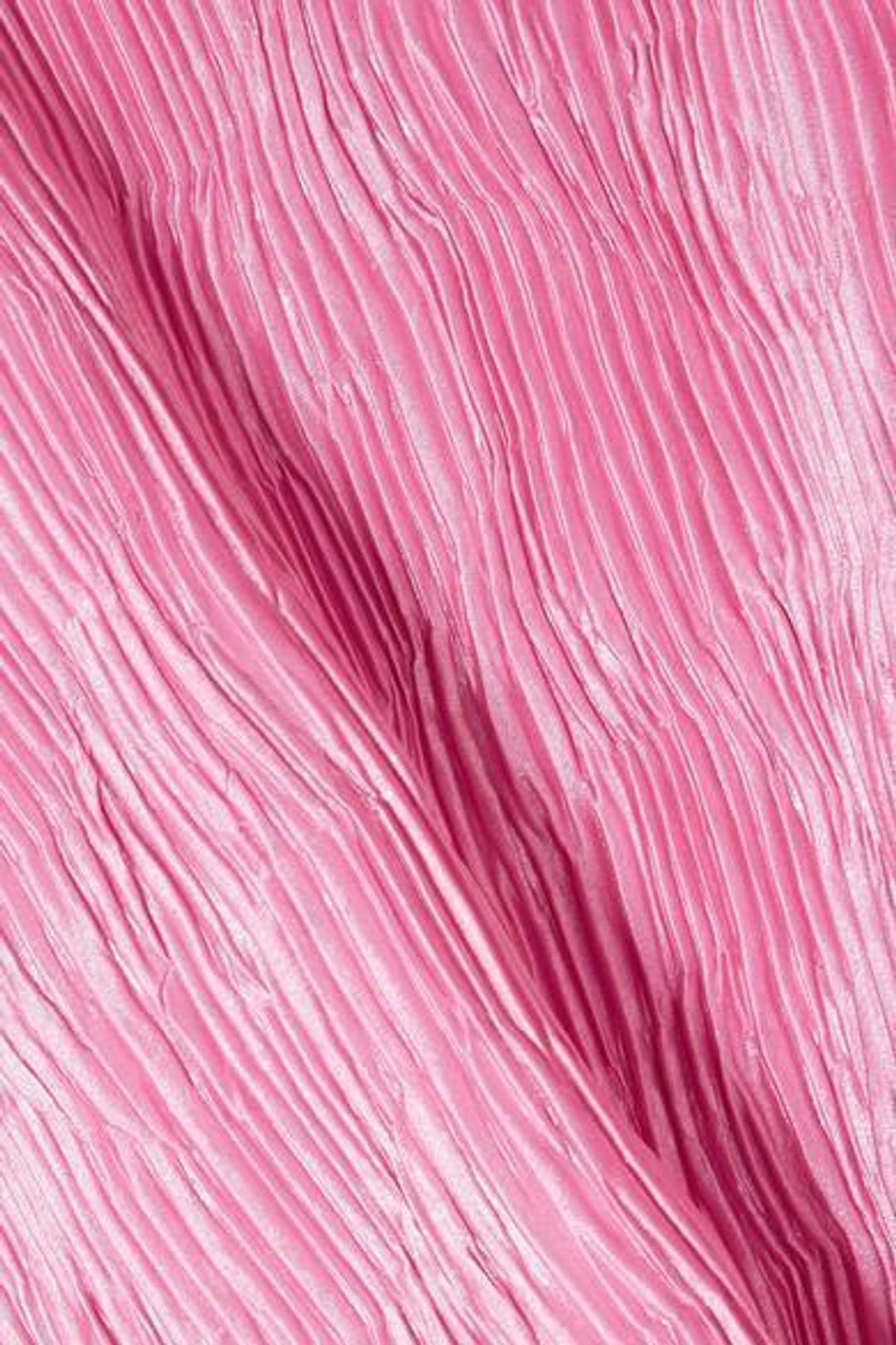 Ganni Belted Plisse Satin Mini Dress Size 12  for rent on The Volte - main image