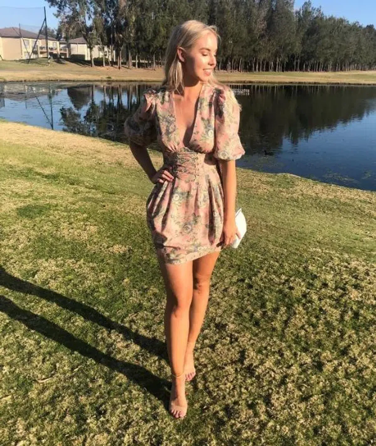 Zimmermann Tempest Lace Up Mini Dress Floral Size 2 / AU 12 - Image 1