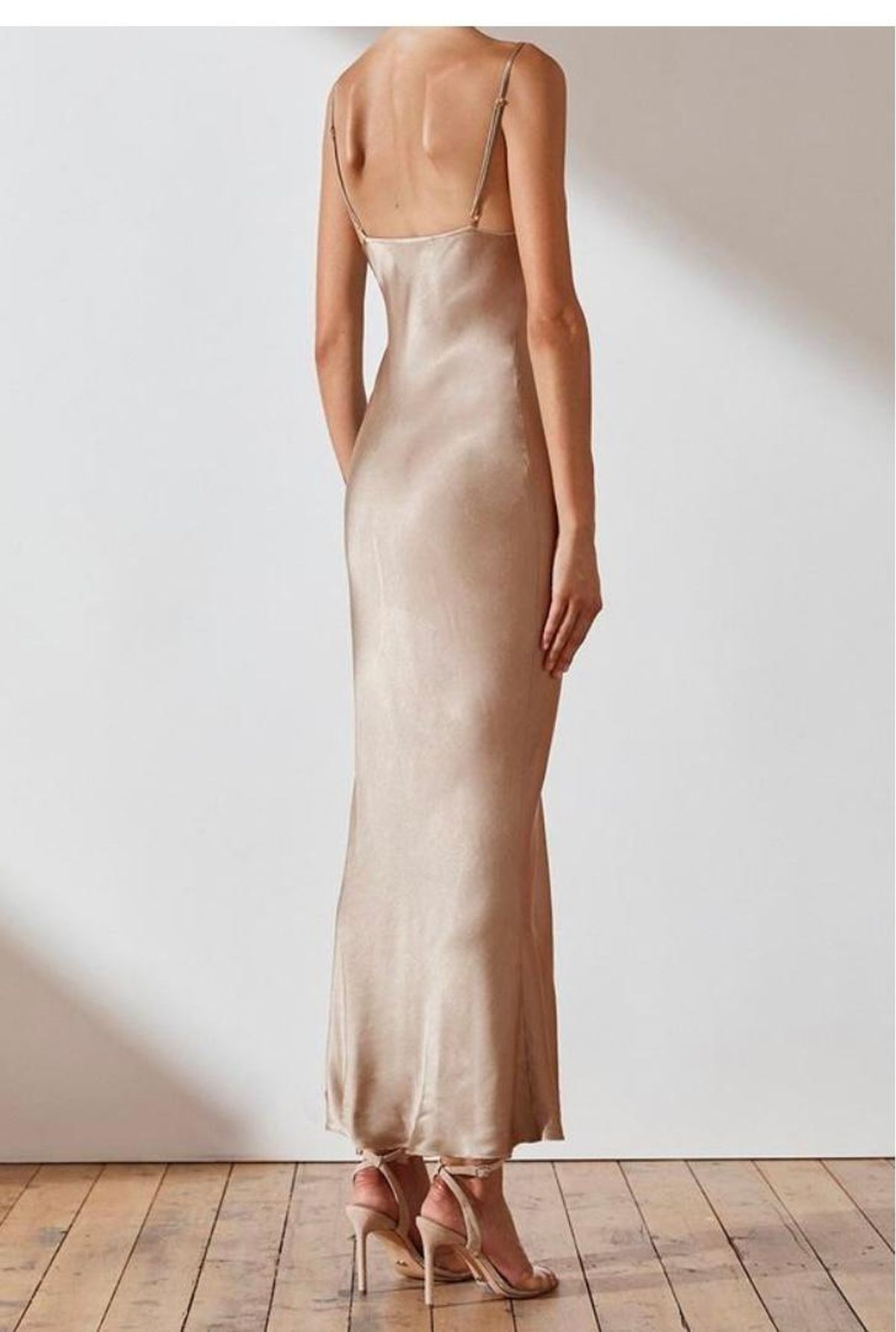 Shona Joy La Lune Bias Slip Dress Size 10 - Image 3