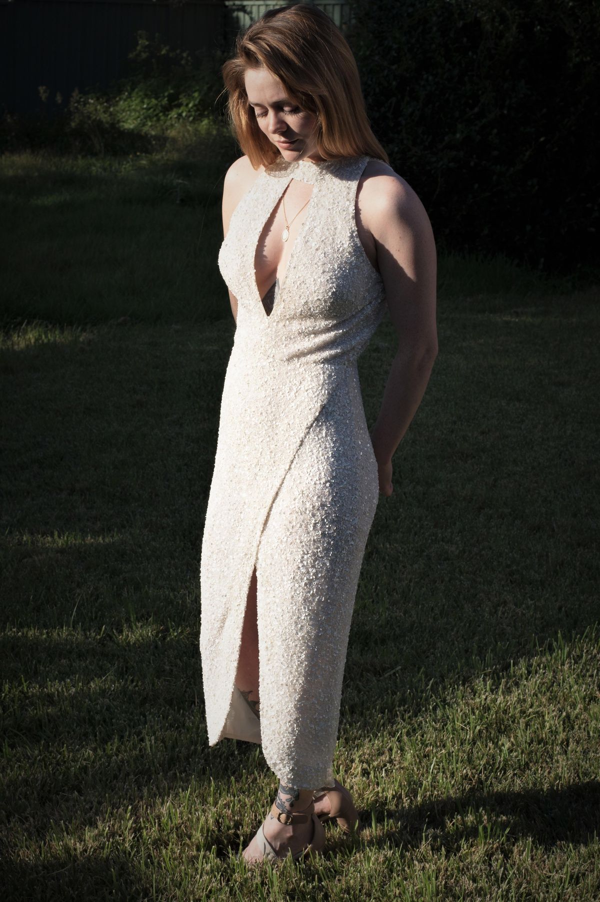 Rachel Gilbert Zali Dress White Size AU 6  - Image 1