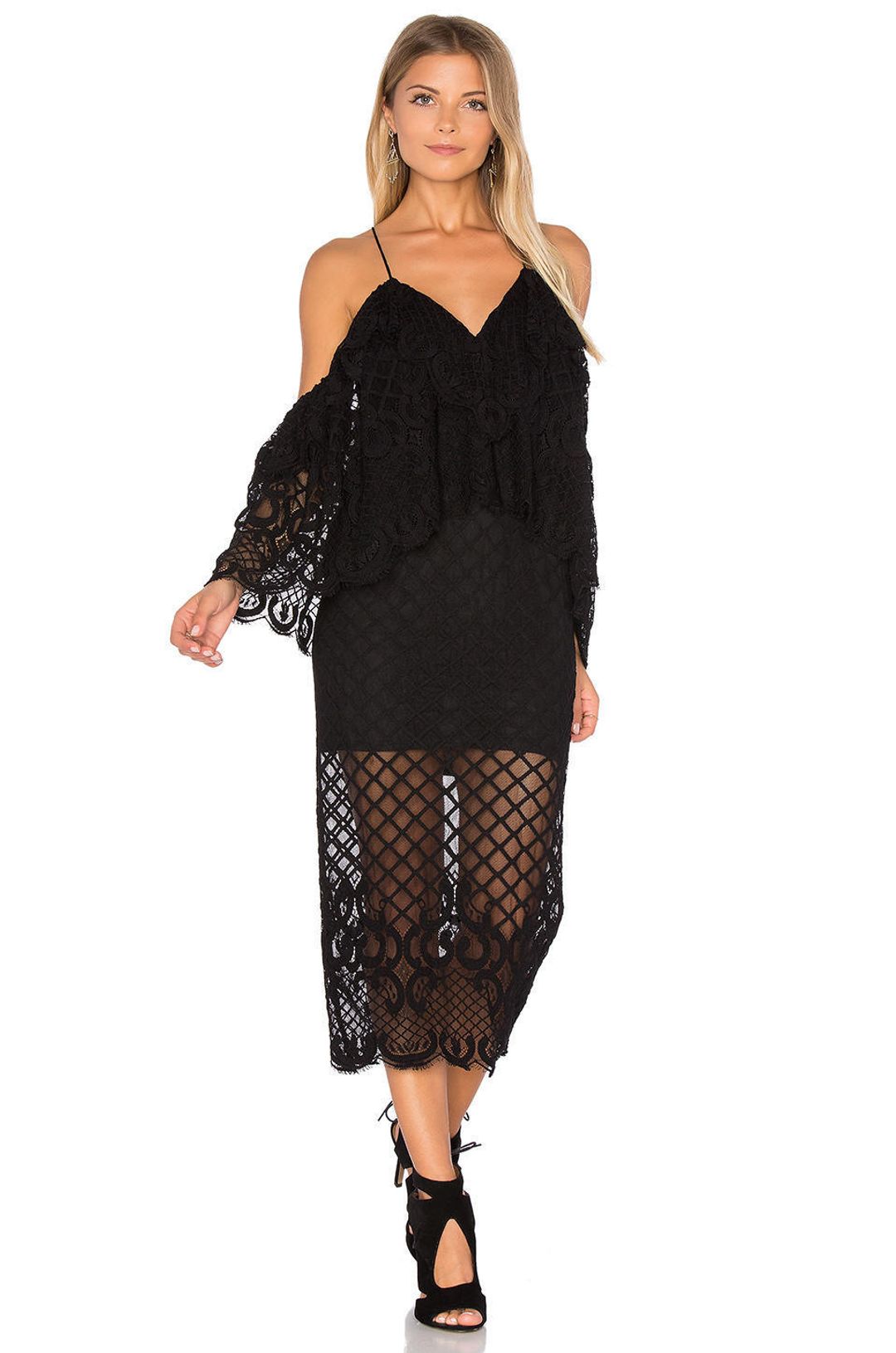 Alice Mccall Bless This Dress Black Size 8 for rent on The Volte - main image