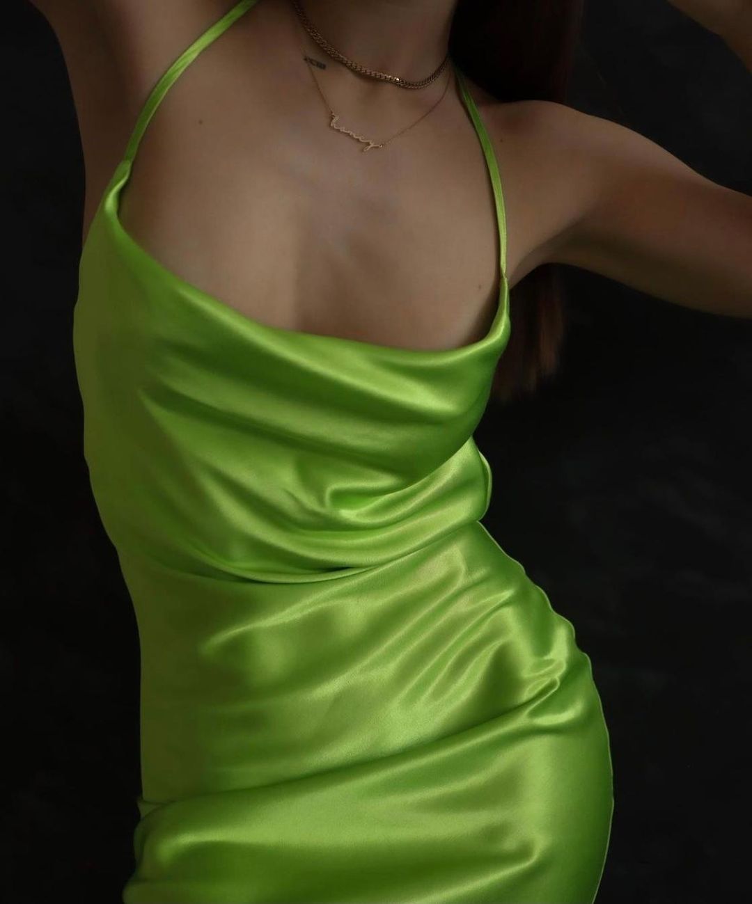 Rat & Boa Lima Dress in Lime Green Size 8 for rent on The Volte - main image