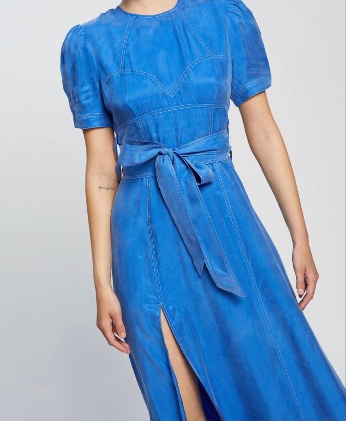 Alice McCall Eyes On You Midi Dress Blue Size 10 - Image 6