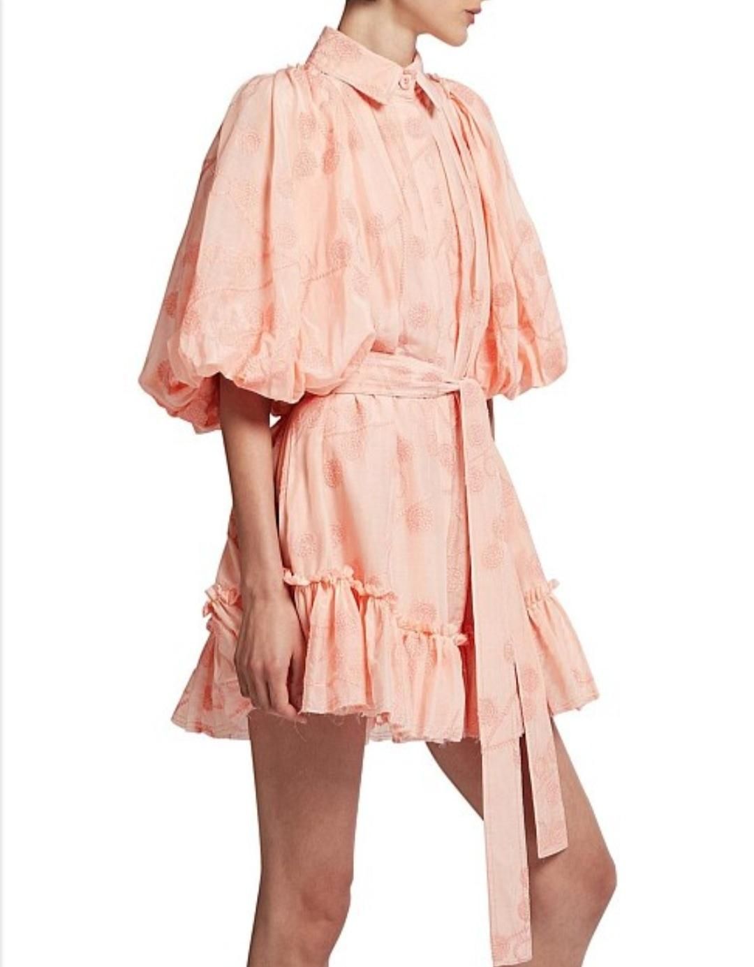 Aje Textural Mini Dress Floral Size 12 for rent on The Volte - main image