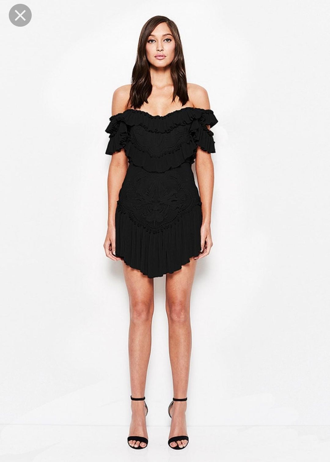 Alice McCall Love Birds Dress Black Size 8  for rent on The Volte - main image