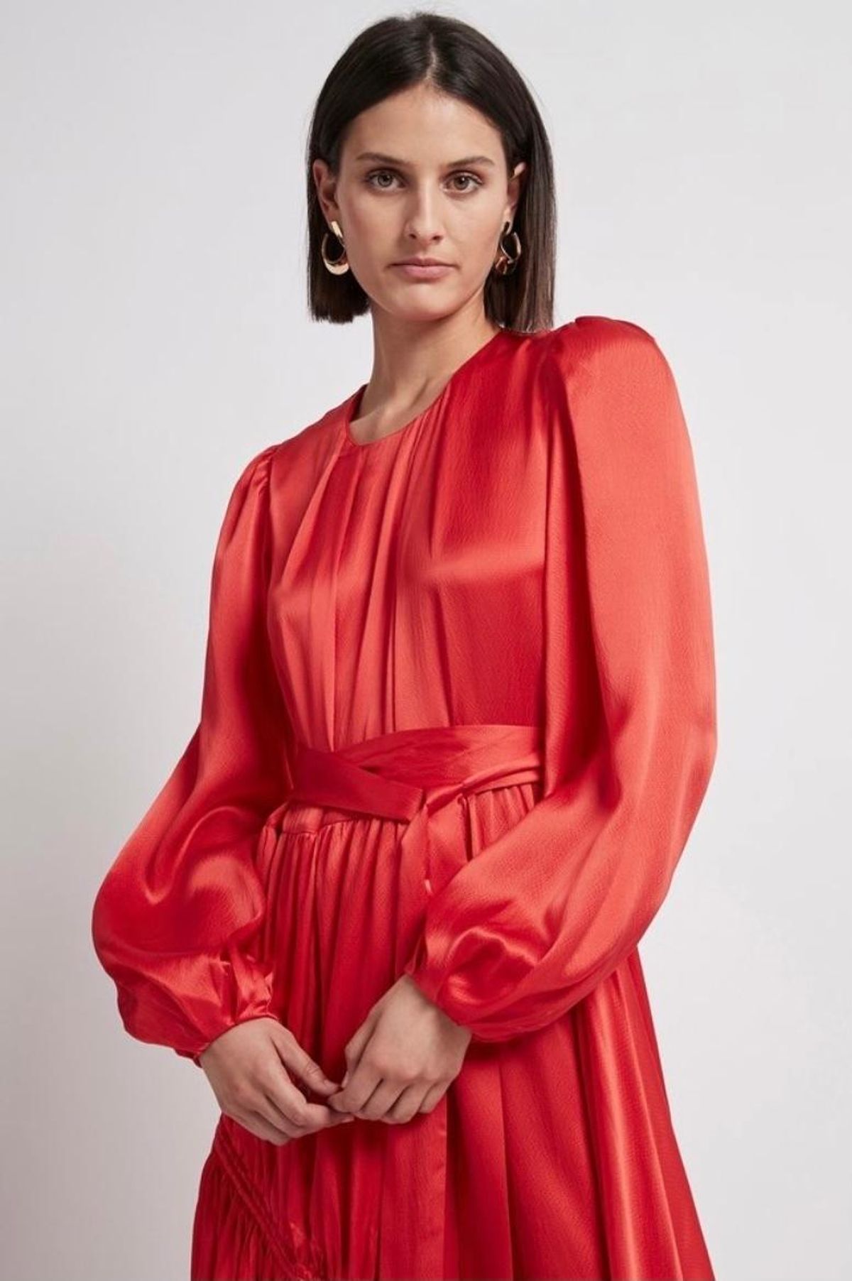 Aje Oxidised Maxi Dress Red Size 12 - Image 4