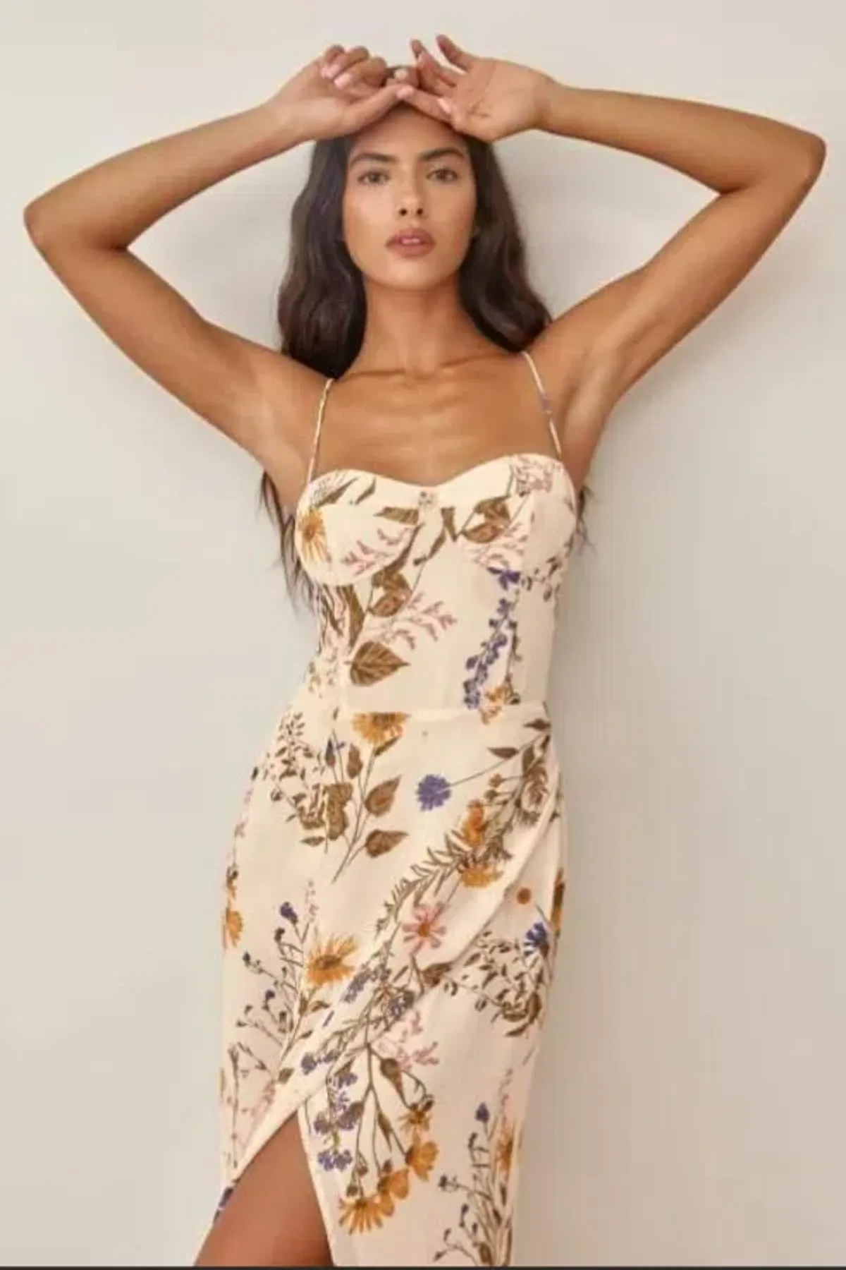 The Reformation Kourtney Dress in Frolic size 4 - Image 2