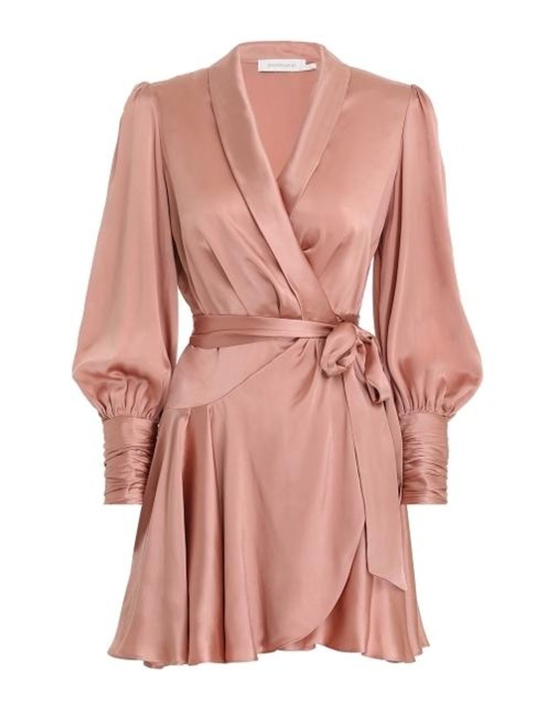 Zimmermann Silk Wrap Mini Lipstick Pink Size 6 for rent on The Volte - main image