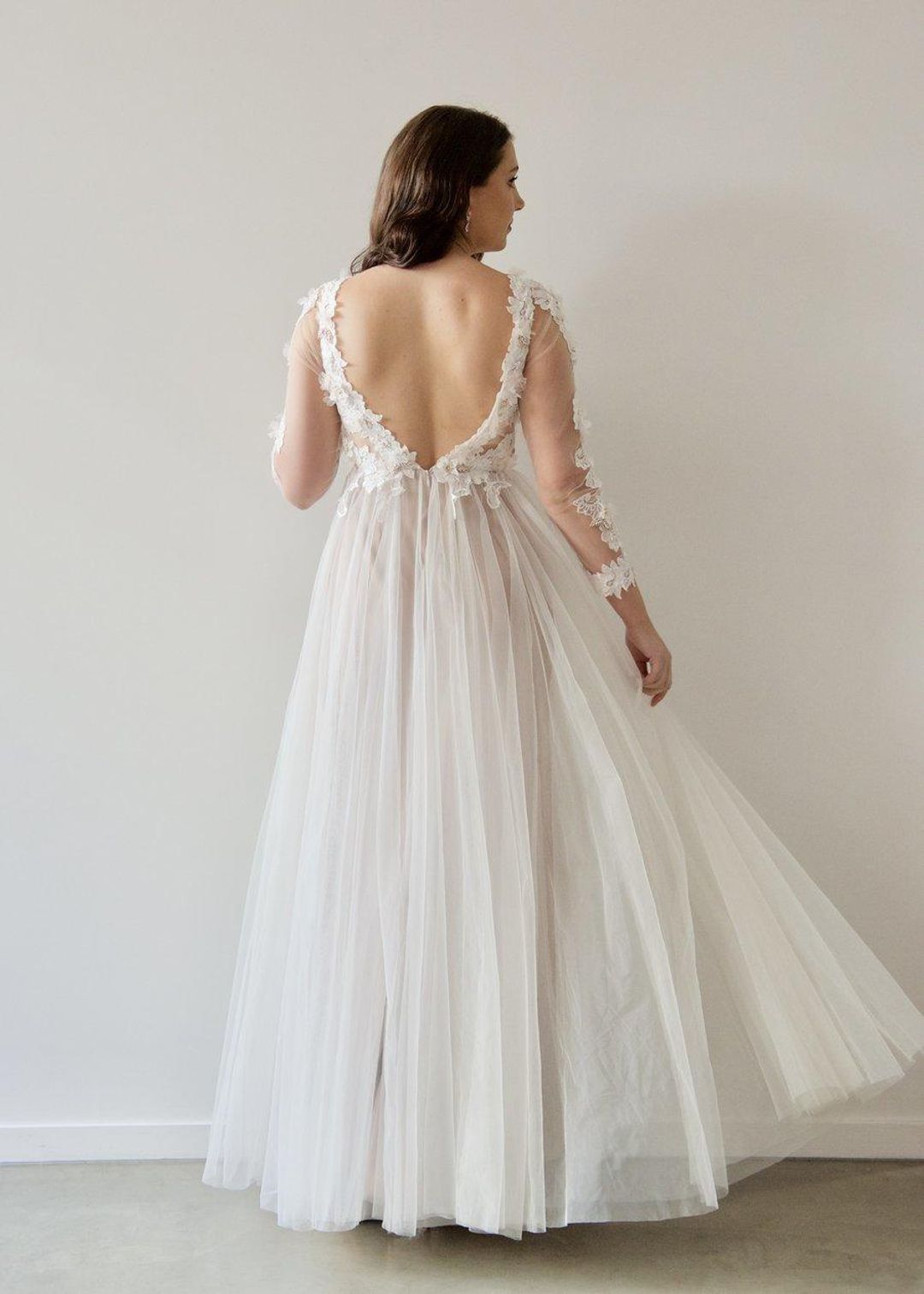 When Freddie Met Lilly Georgia Collection Gillian Gown White Size 10 for rent on The Volte - main image