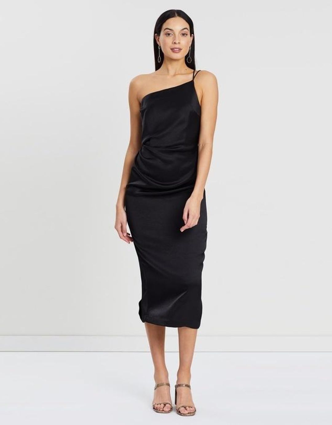 Bec & Bridge Mila Asymmetrical Midi Dress (size 12) for rent on The Volte - main image