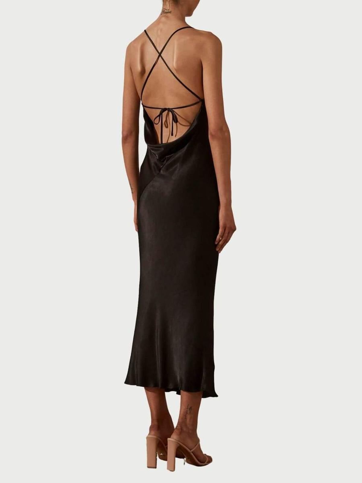 Shona Joy Cowl Back Midi Dress  - Image 2
