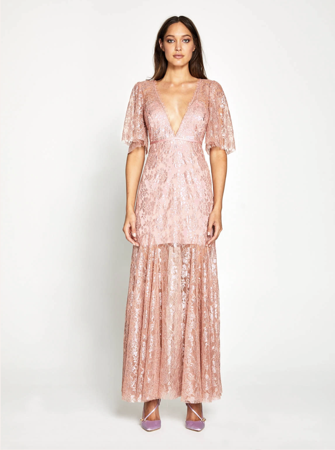  Alice McCall Be Mine Gown Blush Size 4 for rent on The Volte - main image