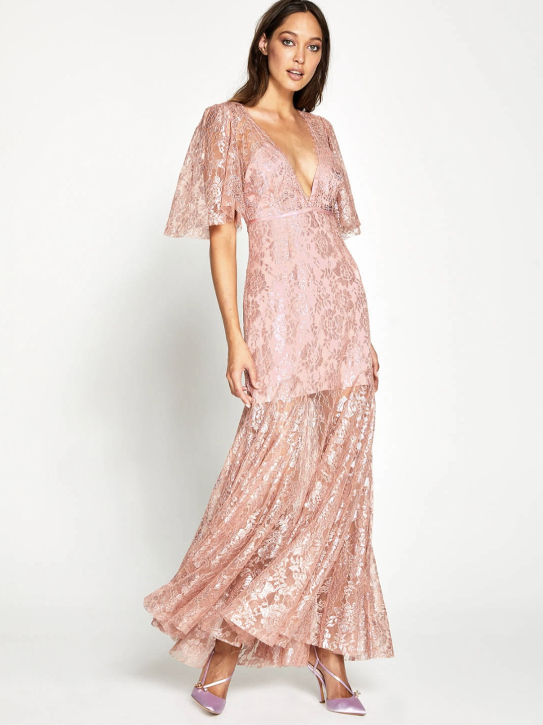  Alice McCall Be Mine Gown Blush Size 4 for rent on The Volte - main image