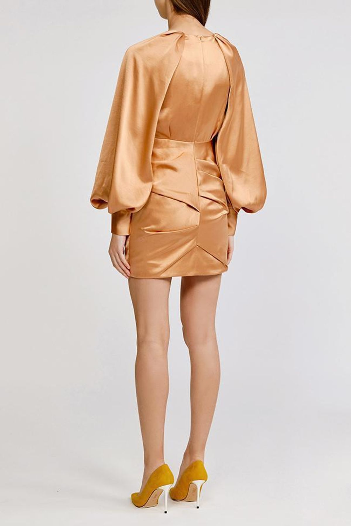 Acler Paringa Dress Nude Size 8 - Image 2