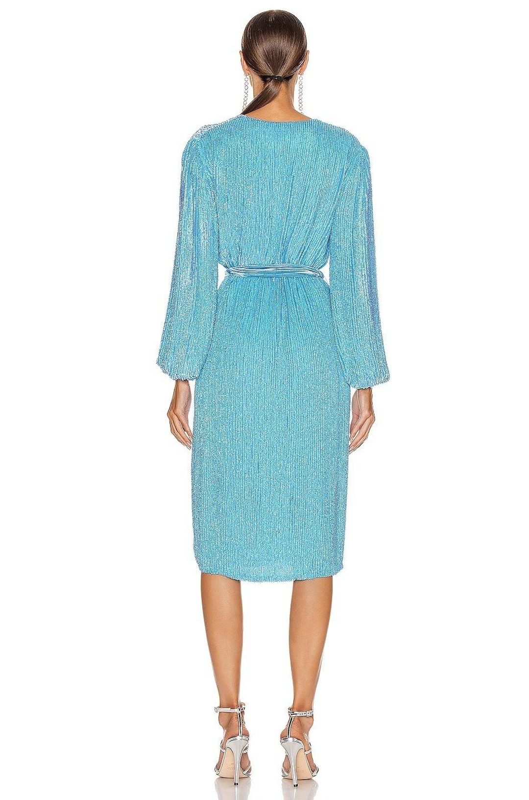 Retrofete Audrey Robe Dress Blue Size 6 for rent on The Volte - main image