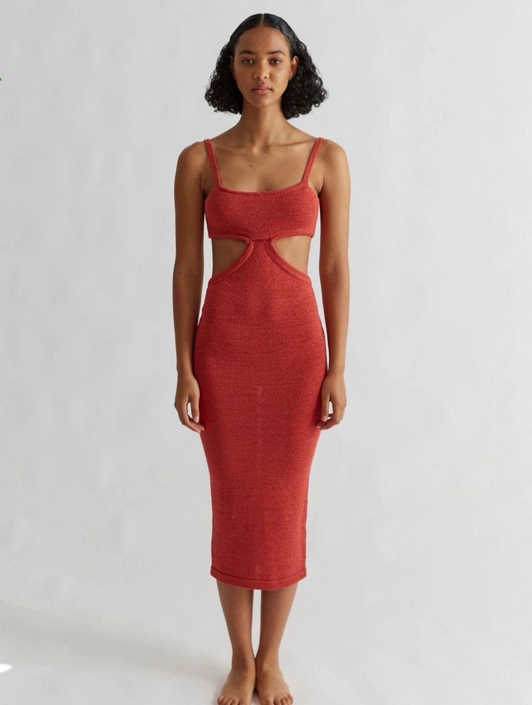 Henne Inneke Dress Red Size 6 for rent on The Volte - main image