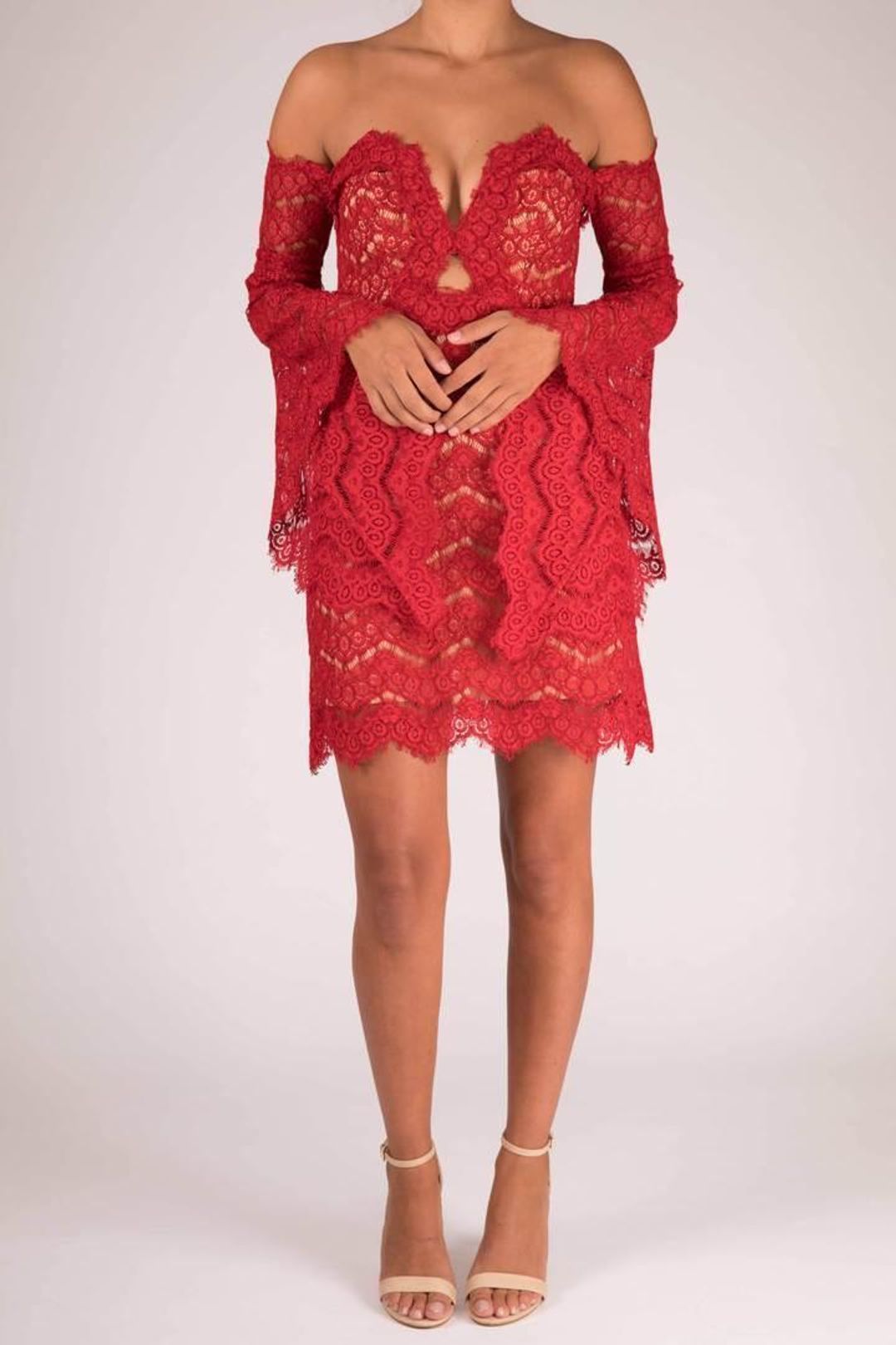 Thurley Love Lost Dress Red Size 8 for rent on The Volte - main image