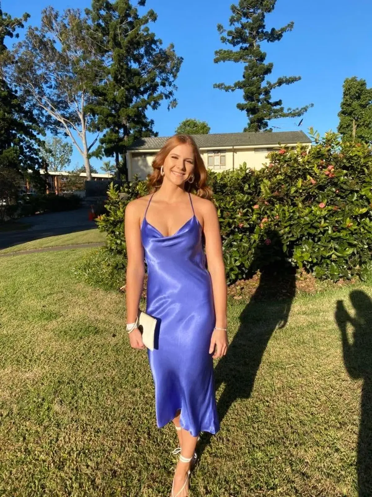 Rat & Boa Azure Midi Dress Blue Size 6 - Image 1