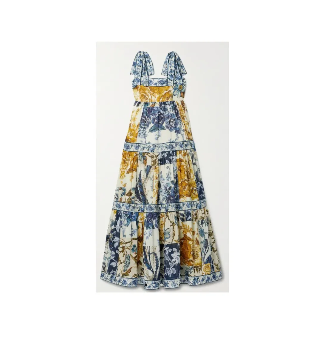 Zimmermann Aliana Midi Dress Floral Size 1/AU 10 for rent on The Volte - main image