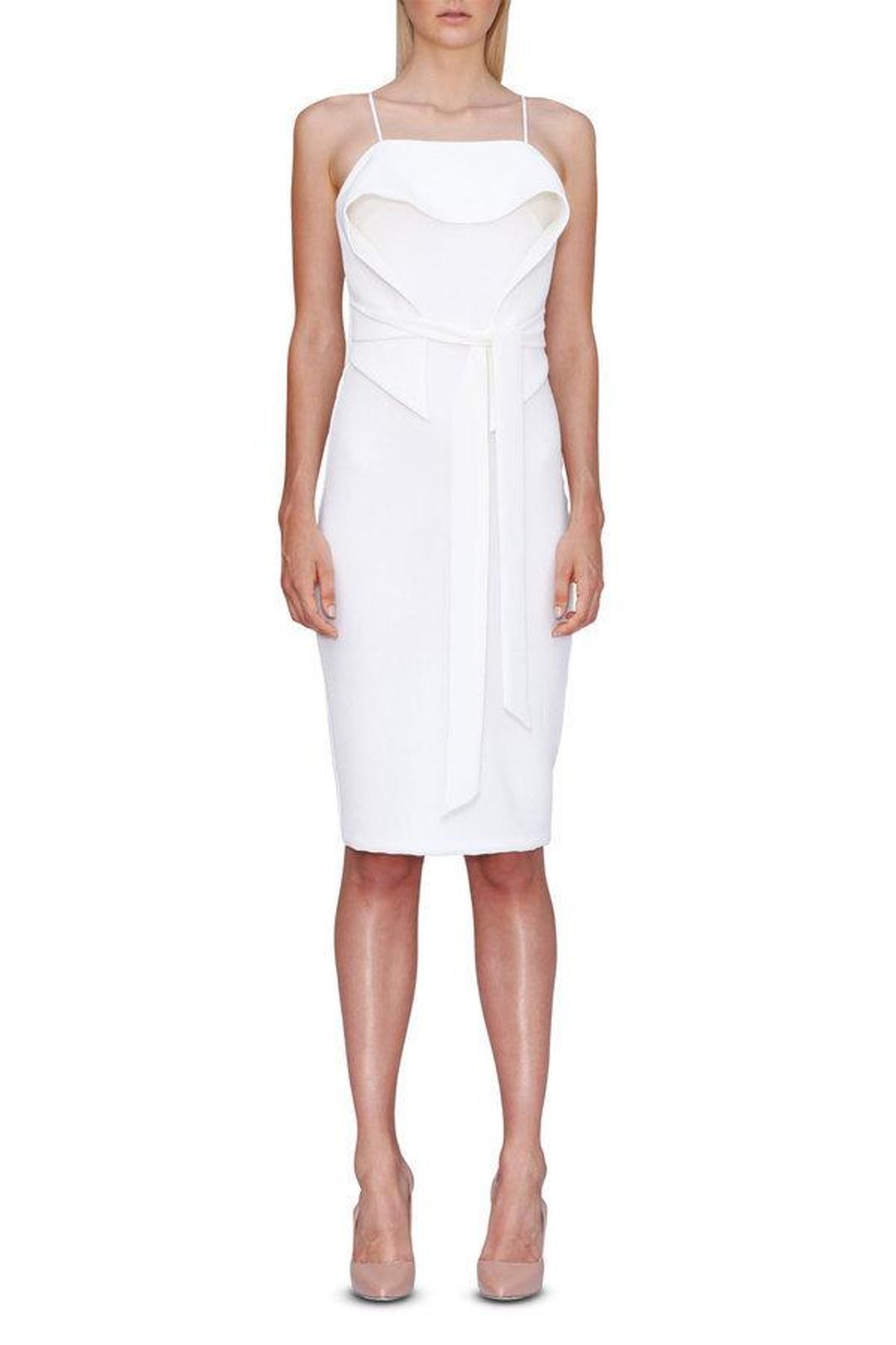 By Johnny Abbie Drape Dress for rent on The Volte - main image