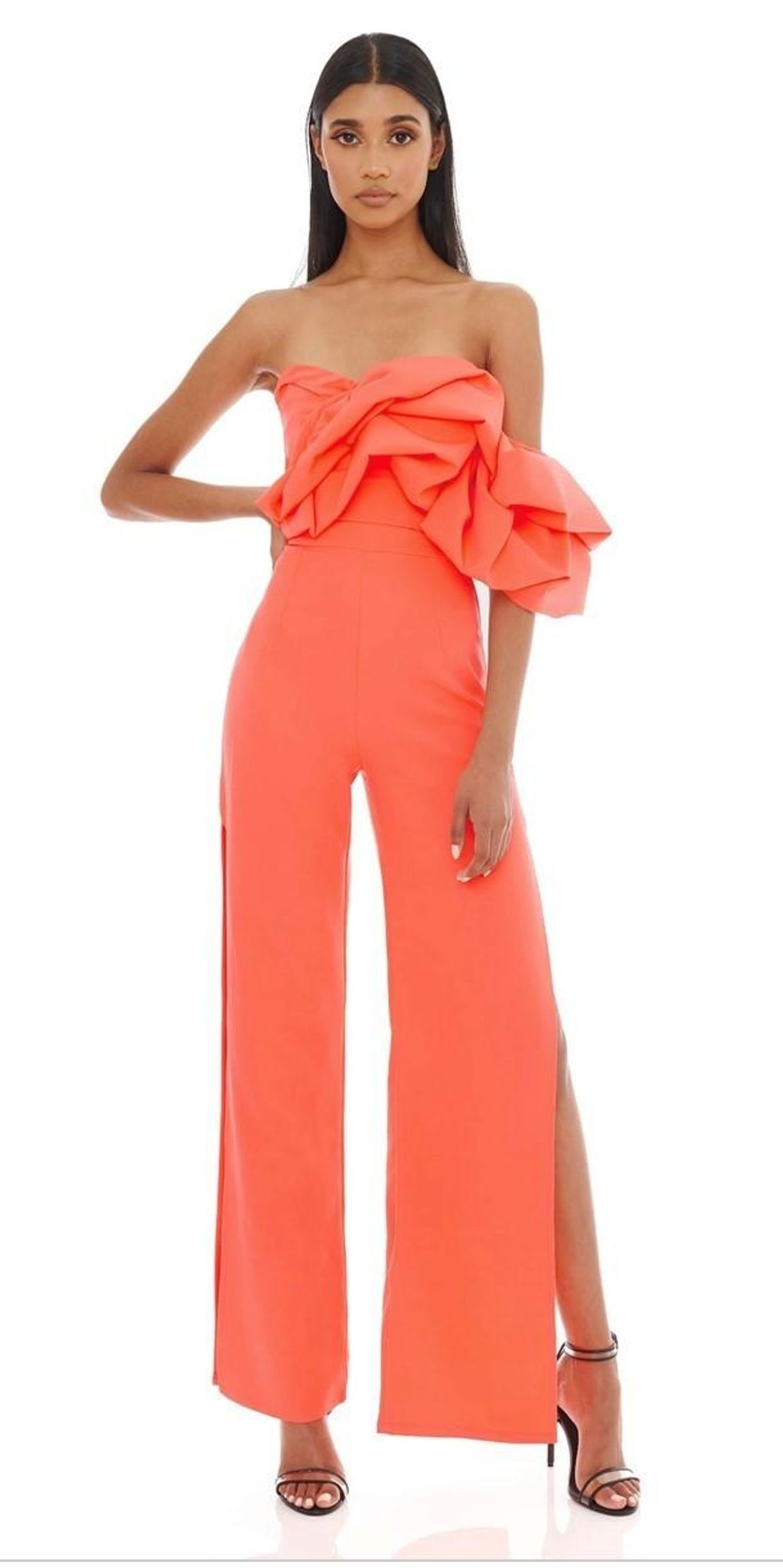 Eliya The Label Layla Pantsuit Orange Size 12 - Image 1