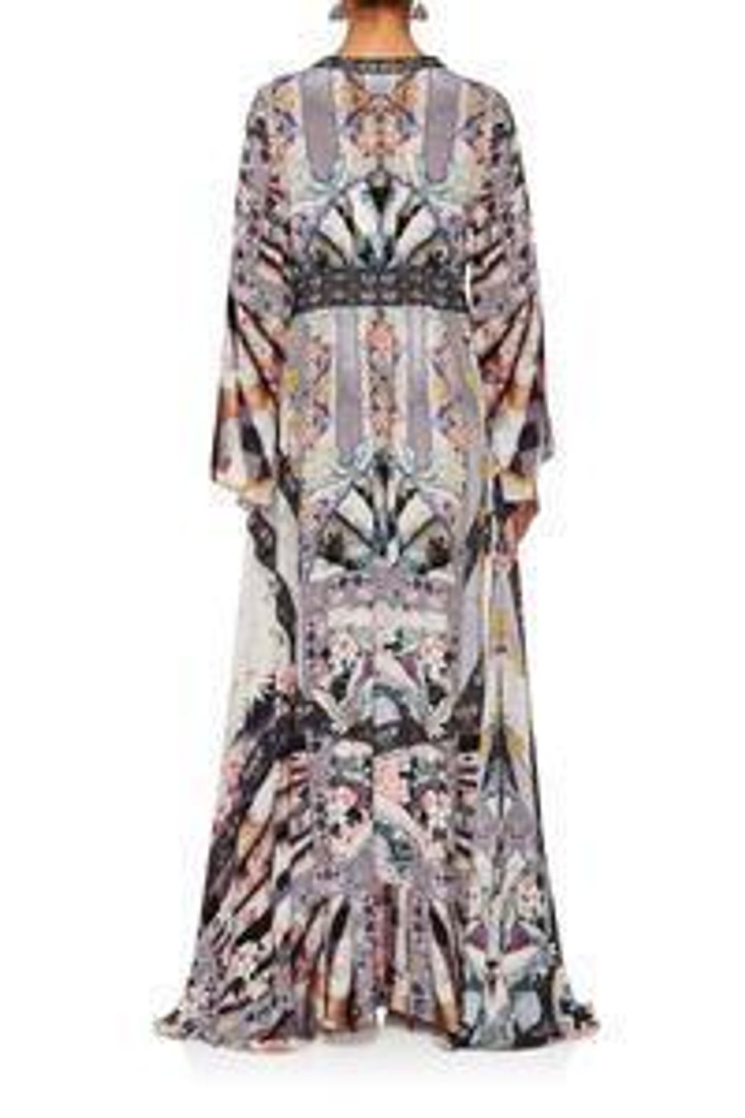 Camilla 'In her Shoes' Kimono Sleeve Dress with Shirring Detail Size 14 for rent on The Volte - main image