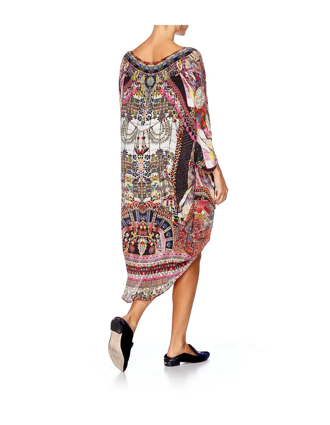 Camilla Tiny Dancer Scoop Back Hem Dress Print One Size for rent on The Volte - main image